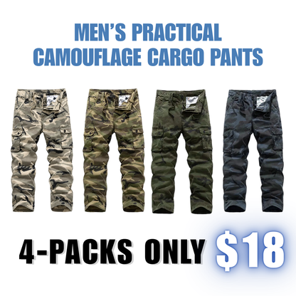 Men's practical camouflage cargo pants