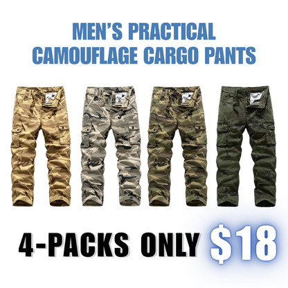 Men's practical camouflage cargo pants